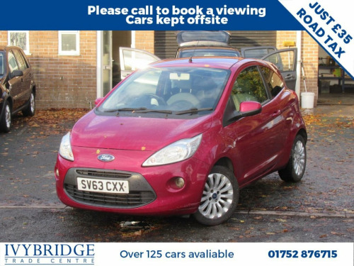 Ford Ka  1.2 Zetec Hatchback 3dr Petrol Manual Euro 5 (s/s)