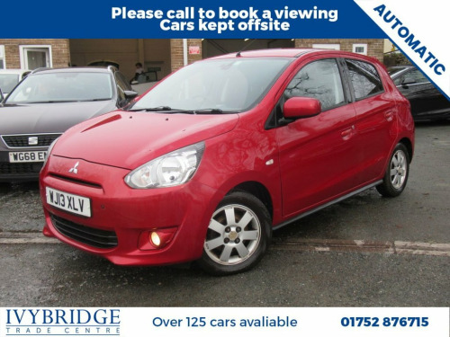 Mitsubishi Mirage  1.2 3 Hatchback 5dr Petrol CVT Euro 5 (s/s) (79 ps