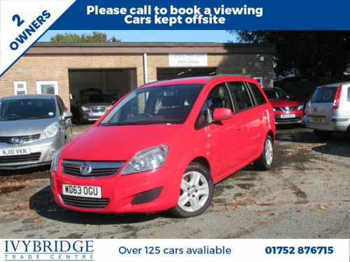 Vauxhall Zafira  1.6 16V Exclusiv MPV 5dr Petrol Manual Euro 5 (115