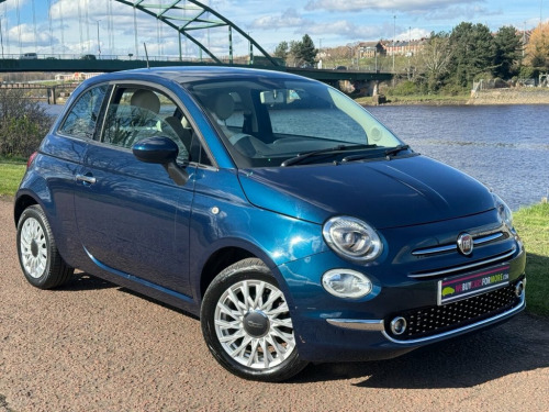 Fiat 500  1.2 LOUNGE 3d 69 BHP **GLASS ROOF**ONLY 25000 MILE