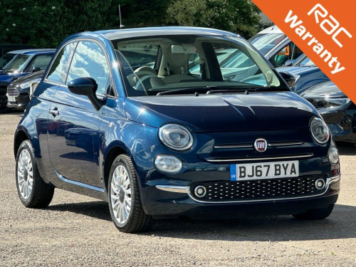 Fiat 500  1.2 LOUNGE 3d 69 BHP **PAN ROOF, 2 KEYS, SENSORS**