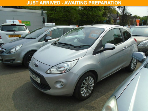 Ford Ka  1.2 Zetec Hatchback 3dr Petrol Manual Euro 5 (s/s)