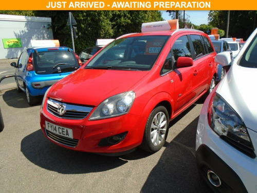 Vauxhall Zafira  1.8 16V Design MPV 5dr Petrol Manual Euro 5 (SNav)