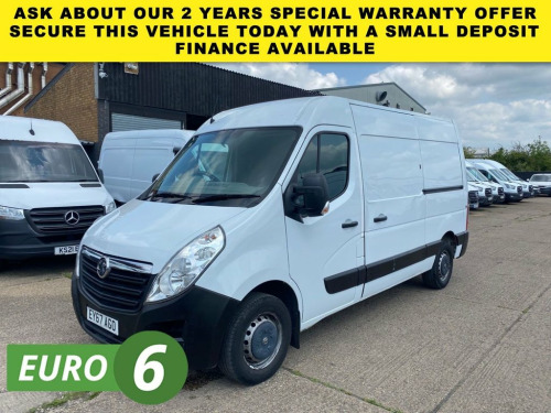Vauxhall Movano  2.3 CDTI 3500 BITURBO L2 H2 MWB FWD 145BHP. EURO 6
