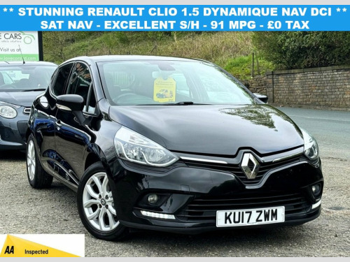 Renault Clio  1.5 DYNAMIQUE NAV DCI 5d 89 BHP LONG MOT, GREAT HI