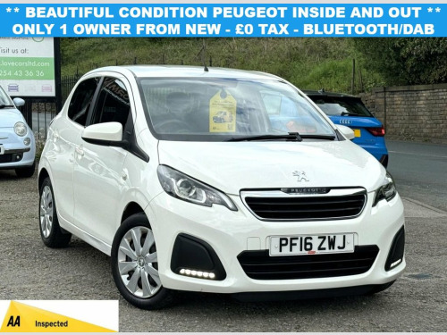 Peugeot 108  1.0 ACTIVE 5d 68 BHP BLUETOOTH, DAB RADIO, AIR CON