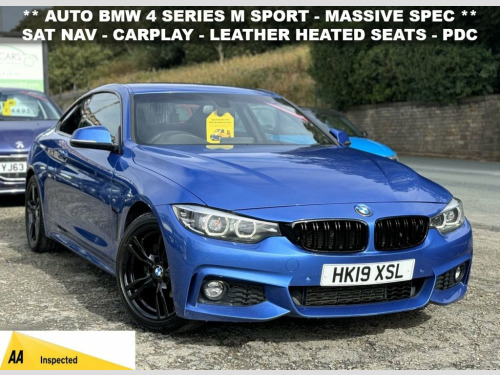 BMW 4 Series  2.0 420D M SPORT 2d 188 BHP CLIMATE, CRUISE, NAV, 