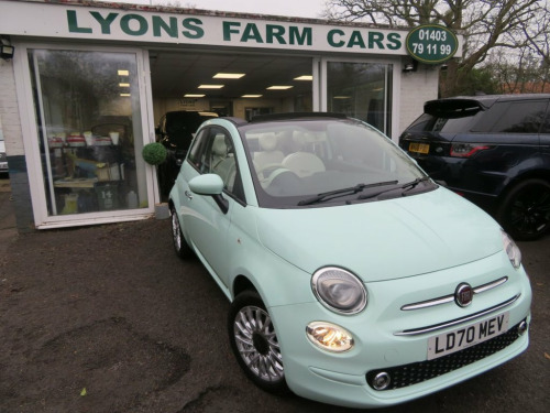 Fiat 500C  1.0 MHEV Lounge Convertible 2dr Petrol Manual Euro