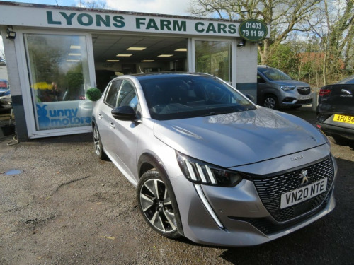 Peugeot 208  50 kWh GT LINE 5d 135 BHP ALL ELECTRIC AUTOMATIC