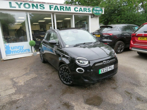 Fiat 500  42kWh La Prima Convertible 2dr Electric Automatic 