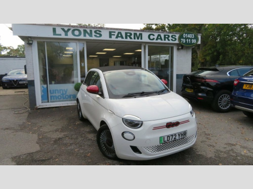 Fiat 500  42kWh RED Convertible 2dr Electric Automatc (118 p