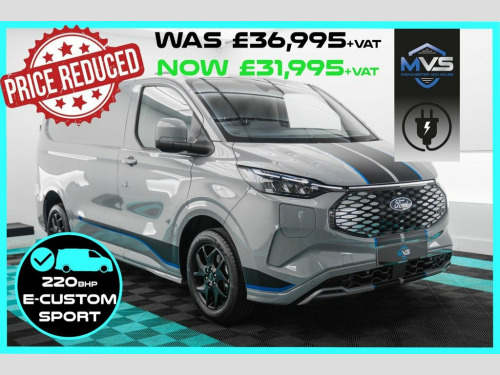 Ford Transit  320 65kWh Sport Electric SWB 220bhp AUTO - Grey Ma