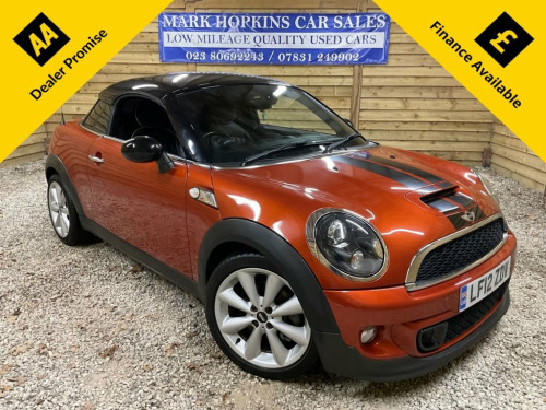 MINI Mini Coupe  1.6 Cooper S Coupe 2dr Petrol Auto Euro 5 (184 ps)