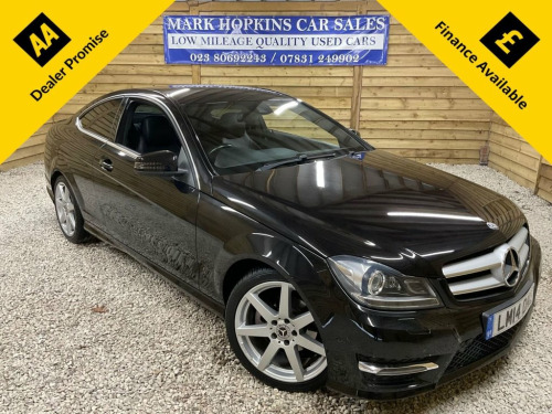 Mercedes-Benz C-Class C180 1.6 C180 AMG Sport Edition Coupe 2dr Petrol G-Tron