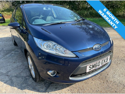 Ford Fiesta  1.2 ZETEC 3d 81 BHP 6 MONTH WARRANTY