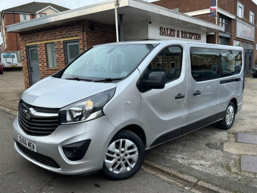 Vauxhall Vivaro  1.6 CDTi 2900 BiTurbo Combi Van Double Cab 5dr Die 