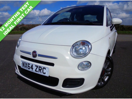Fiat 500  1.2 S 3d 69 BHP 12 MONTHS TES AND SERVICE