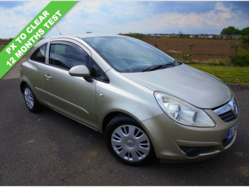 Vauxhall Corsa  1.4 CLUB 3d 90 BHP 12 MONTHS TEST PX TO CLEAR BARG