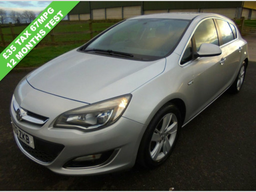 Vauxhall Astra  1.7 CDTi ecoFLEX SRi Hatchback 5dr Diesel Manual E