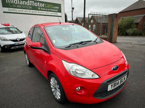 Ford Ka  1.2 Zetec Hatchback 3dr Petrol Manual Euro 6 (s/s)