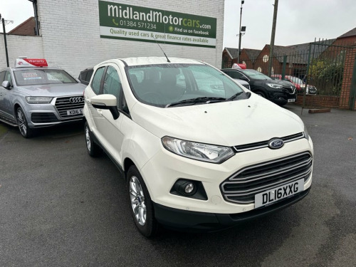 Ford EcoSport  1.0T EcoBoost Zetec SUV 5dr Petrol Manual 2WD Euro