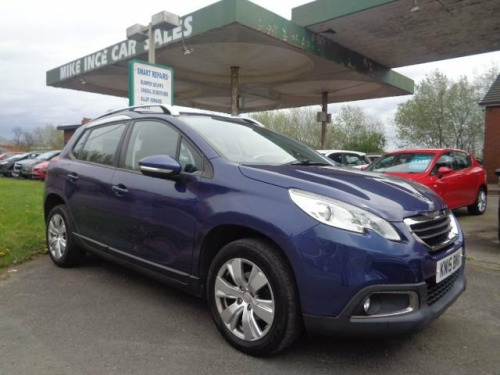 Peugeot 2008 Crossover  1.2 ACTIVE 5d 82 BHP 7 SERVICE STAMPS 12 MONTH MOT