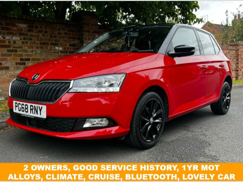 Skoda Fabia  1.0 Colour Edition Hatchback 5dr Petrol Manual Eur