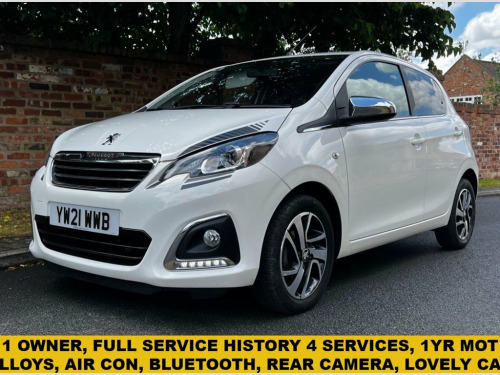 Peugeot 108  1.0 Collection Hatchback 5dr Petrol Manual Euro 6 