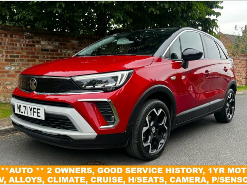 Vauxhall Crossland  1.2 Turbo Elite Nav SUV 5dr Petrol Auto Euro 6 (s/