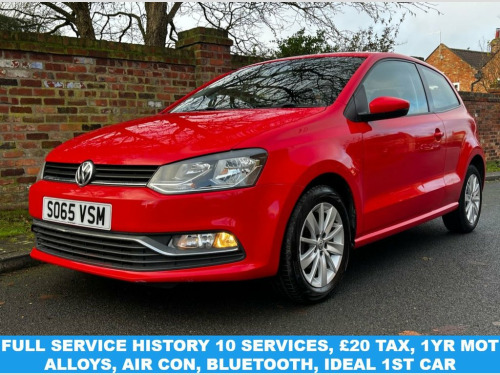 Volkswagen Polo  1.0 BlueMotion Tech SE Hatchback 3dr Petrol Manual 